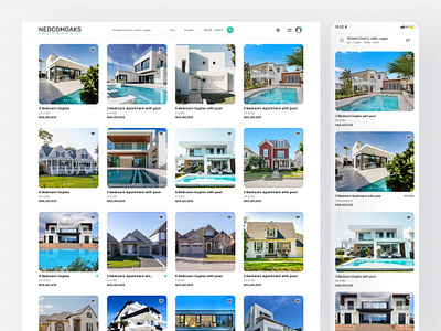 Nedcomoaks - Real Estate Ecommerce Design Concepts design ui