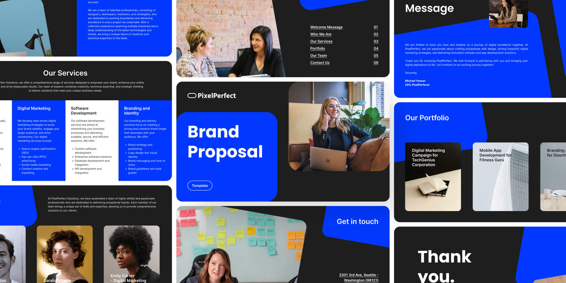 Brand Proposal Template brand brand proposal design figma free presentation presentation design proposal studio kuji template