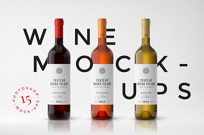 Wine Packaging Mockups creative market