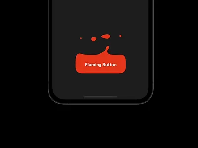 Flaming Button in SwiftUI animation button concept design experimental prototype prototyping swiftui ui uidesign