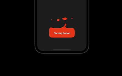 Flaming Button in SwiftUI animation button concept design experimental prototype prototyping swiftui ui uidesign
