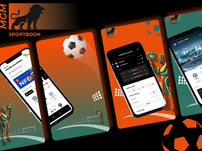 Sportbook/ Mobile App concept app design illustration logo sport ui