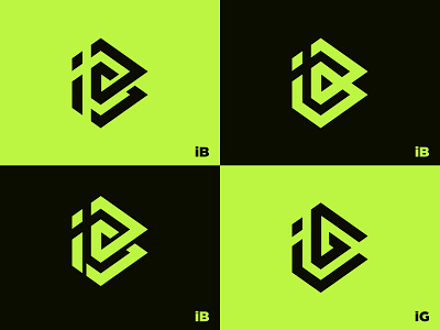 iB & iG - Logo Exploration 2 letter logo b logo best dribbble shots branding combination mark logo emblem logo g logo golden ratio i logo ib ig logo exploration letterlogo logo construction logoexloration monogram logo for weedding monogram s logo monogramlogo pictorial mark logo polygon logo rimongraphics wordmark logo 99designs