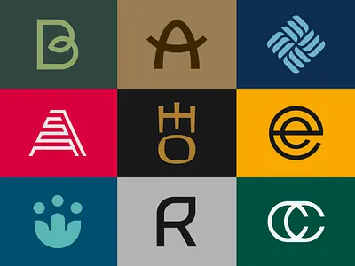 Logomark collection brand design brand identity brand identity design branding design graphic design logo logomark logos minimal modern simple