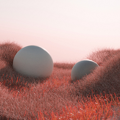 Abstract landscape 3d