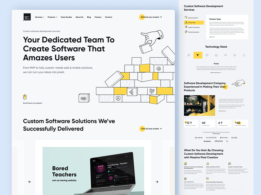 UX/UI: Testimonials by MPC on Dribbble