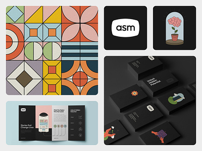 ASM Branding branding geometric graphic design illustration indentity logo typography
