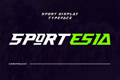 Sportesia - Sport Display Typeface display