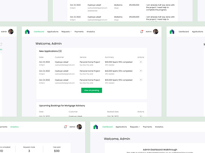 Payhomes Admin Dashboard app design ui ux