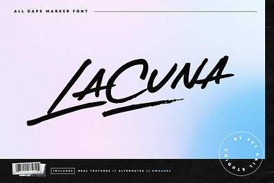 Lacuna Marker Font creative market sharpie
