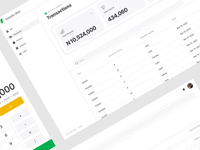 Speedly Web App - Transactions UI app design ui ux