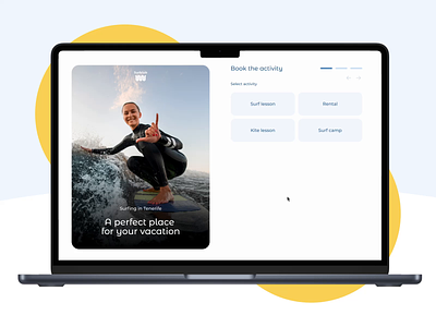 Booking form for surfing lessons booking booking form figma form prototype schedule ui uidesign website