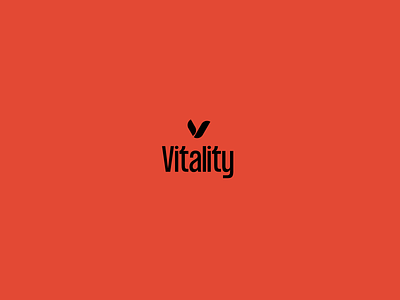Vitality logogtype branding design graphic design illustration logo typography vector