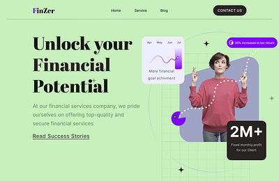 Level Up Your Finances Landing Page