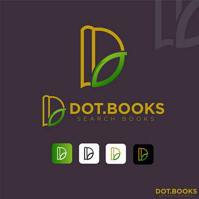 Dot.Books, Books Logo, Latter B Logo book logo books branding design graphic graphic design latter mark logo logo logo desing logos