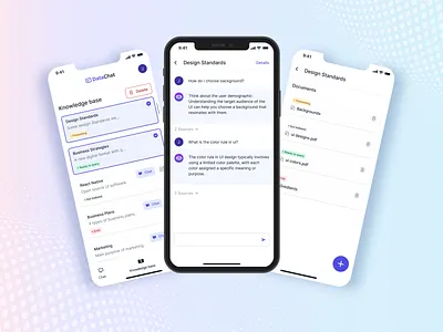 DataChat app branding design graphic design illustration logo typography ui ux