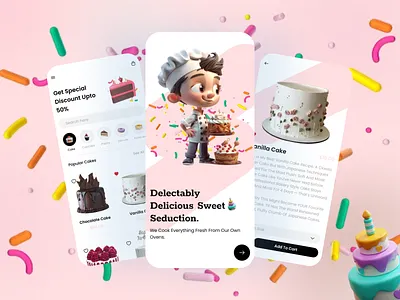 Bakery App UI Design