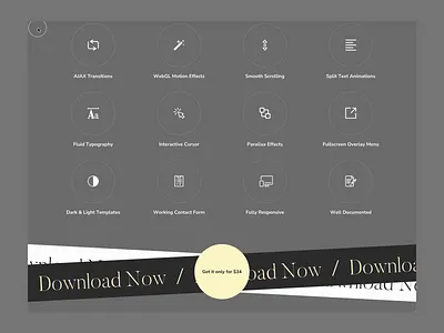 Creative call to action section animation call to action clean creative cta design modern motion graphics portfolio premium template themeforest ui website design