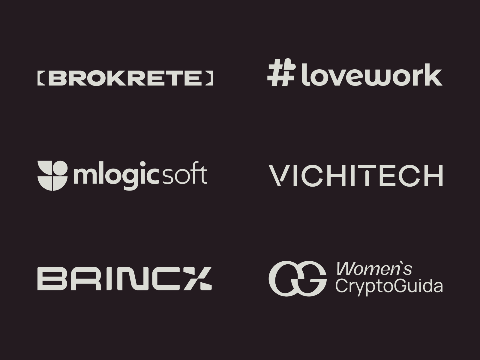 Selected Logotype and Marks branding clean design icon logo logotype mark mimimalism symbol tech style ui