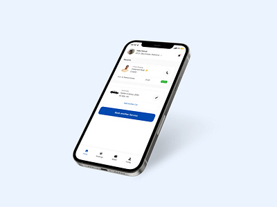 Driver Booking Mobile App app design ui ux