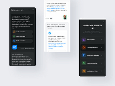 AI Dashboard - Responsive admin ai app arabic branding dashboard design illustration landingpage logo mobile responsive ui