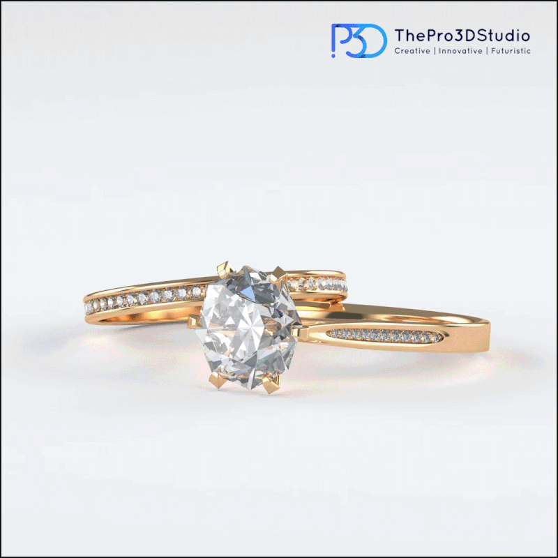 Wedding Rings 3D Design 3d 3d product modeling 3d product visualization 3d rendering