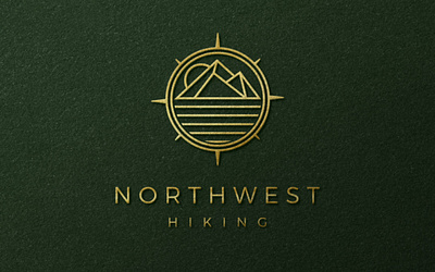 Northwest Hiking adventure branding design graphic design illustration logo logo design typography vector