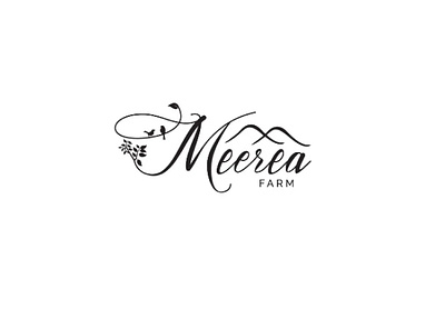 Meera Farm branding design graphic design illustration logo logo design typography vector