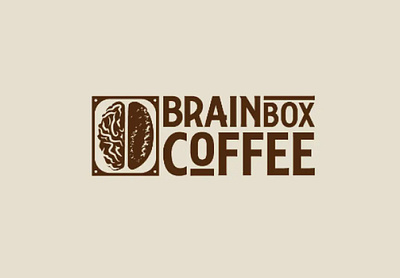 Brain Box Coffee branding design graphic design illustration logo logo design typography vector