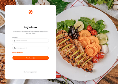 Restaurant POS - Login Portal admin app arabic branding dashboard design food illustration landingpage logo point of sale pos ui