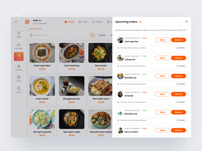 Restaurant POS admin app arabic branding dashboard design food illustration landingpage logo pos restrant ui usability testing ux