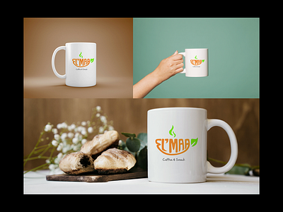 ELMA COFFEE & SNACK logo & branding branding coffee company logo design food graphic design illustration logo