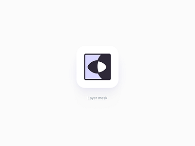 Layer mask icon cute icon iconography illustration sticker