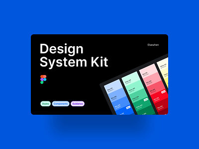 Design System Kit: Cover 📘 colours components design kit design system figma figma community figma cover grids system typography ui ui kit user interface wireframe kit