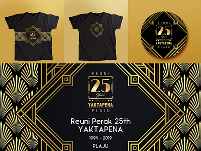25th YAKTAPENA REUNION branding branding company logo design logo reunion t shirt