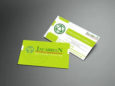 JACARBON logo & name card