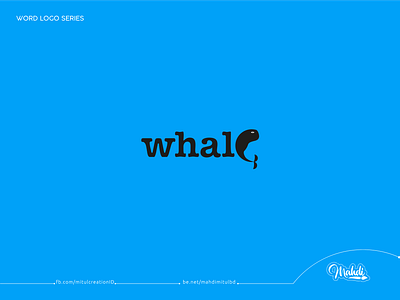 Whale Logo animal logo animal text logo blue whale logo blue whale vector creative logo design creative text logo icon logo logo design minimal logo modern logo vector logo whale icon whale logo whale logo design whale text whale vector