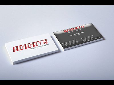 ADIDATA it company logo and name card branding company logo design food graphic design illustration logo ui ux vector