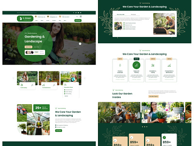 Gardening and Landscaping Landing page gardening gardening and landscaping landing page landscaping ui website