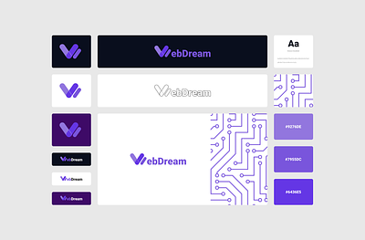 WebDream Logo Design branding design figma graphic design logo ui web