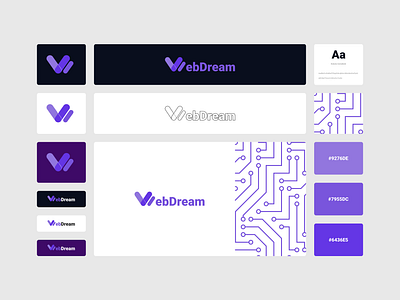 WebDream Logo Design branding design figma graphic design logo ui web
