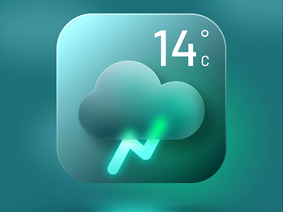 Weather Widgets after effects animation app figma forecast illustration micro animation micro interaction mobile motion rain storm temperature ui ui assets ui elements ux weather weather widget widget