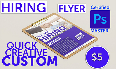 Hiring flyer design editing flyer flyer designs graphic design hiring flyer image editing