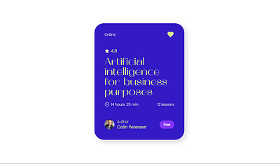 Card design (micro interaction) animation card figma microinteraction ui uiux webdesign