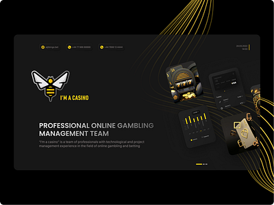 I'm a Casino UI design interface ui ux webdesign