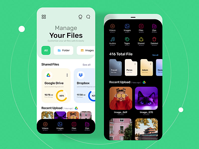 File Manager App UI Animation animation app app animation app design app ui cloud storage file manager file manager app storage app ui ux