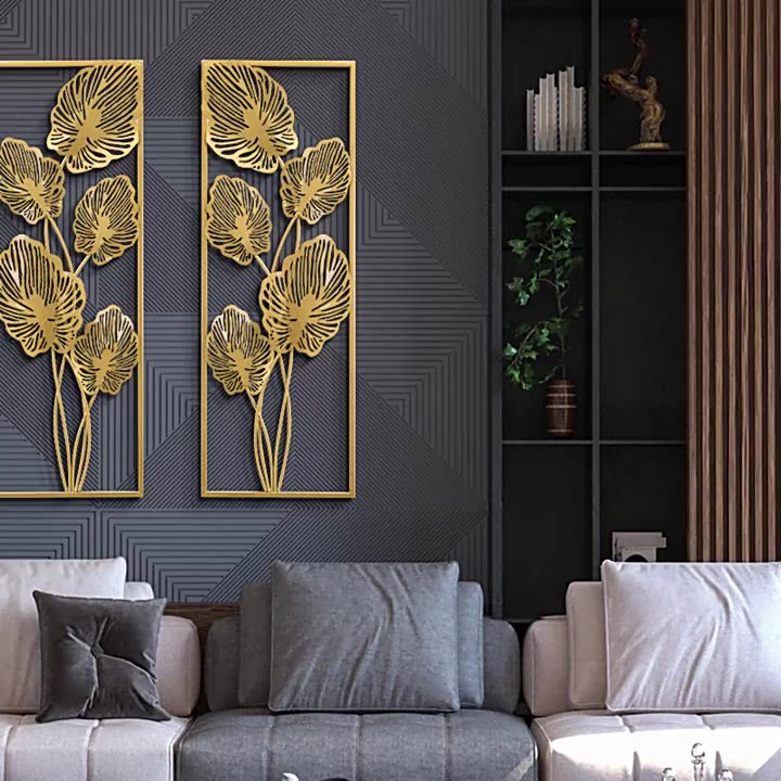 Bold and Beautiful: Create a Statement with Gold Wall Painting by ...