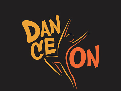 Dance On (2012) art dance graphic logo