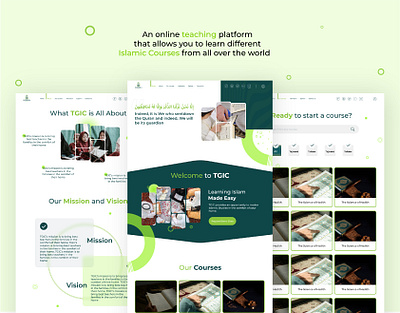 TGIC - Online Tutoring Website Design branding design graphic design ui vector web web design