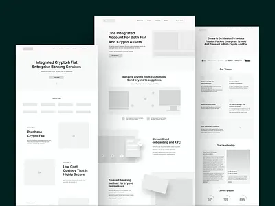 The Process bank crypto design fiat finance illustration modern money process uiux web web3 wireframes